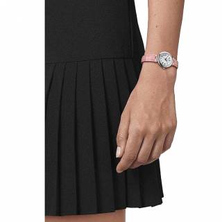 ΡΟΛΟΙ TISSOT  T1260101601301 TISSOT T-Lady Bellissima Pink Leather Strap