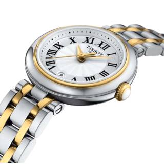 ΡΟΛΟΙ TISSOT  T1260102201300 TISSOT T-Lady Belissima Two Tone Stainless Steel Bracelet