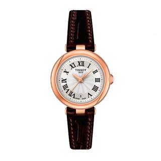 ΡΟΛΟΙ TISSOT  T1260103601300 TISSOT Bellisima Brown Leather Strap