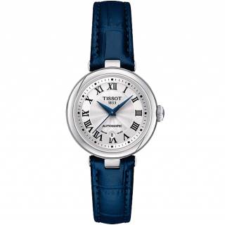 ΡΟΛΟΙ TISSOT  T1262071601300 TISSOT T-Lady Bellissima Automatic Blue Leather Strap