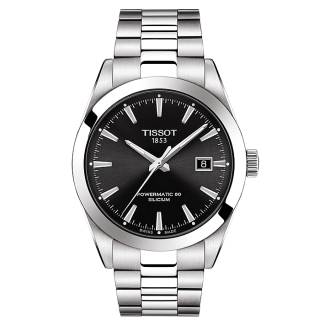 ΡΟΛΟΙ TISSOT T1274071105100 TISSOT T-Classic Gentleman Silicium Powermatic 80 Stainless Steel Bracelet