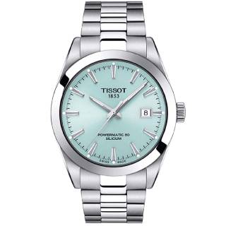 ΡΟΛΟΙ TISSOT  T1274071135100 TISSOT T-Classic Gentleman Powermatic 80 Automatic Silver Stainless Steel Bracelet