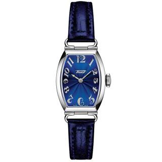 ΡΟΛΟΙ TISSOT T1281091604200 TISSOT Heritage Porto Small Lady Blue Leather Strap