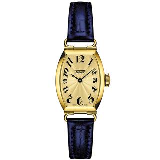 ΡΟΛΟΙ TISSOT T1281093602200 TISSOT Heritage Porto Small Lady Blue Leather Strap