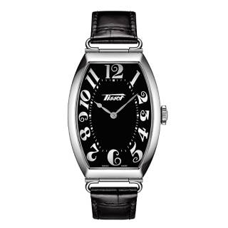 ΡΟΛΟΙ TISSOT T1285091605200TISSOT T-Heritage Porto Black Leather Strap