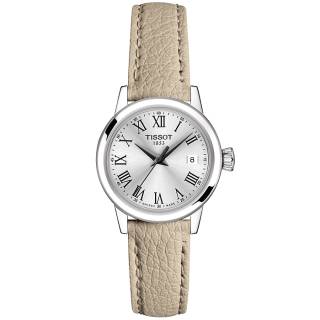 ΡΟΛΟΙ TISSOT T1292101603300 TISSOT Classic Dream Beige Leather Strap