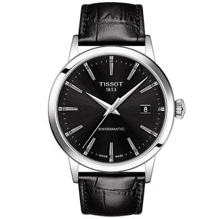 ΡΟΛΟΙ TISSOT T1294071605100 TISSOT Classic Dream Swissmatic Black Leather Strap