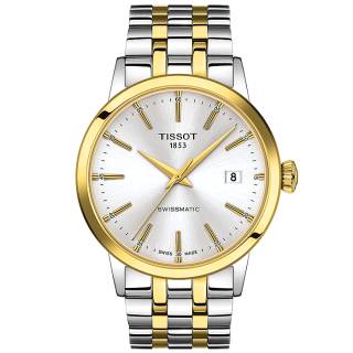 ΡΟΛΟΙ TISSOT T1294072203101 TISSOT Classic Dream Swissmatic Two Tone Stainless Steel Bracelet