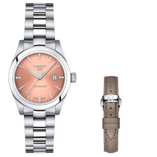 ΡΟΛΟΙ TISSOT  T1320071133600 TISSOT T-Classic T-My Lady Diamonds Automatic Silver Stainless Steel Bracelet Gift Set