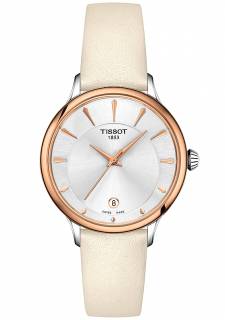 ΡΟΛΟΙ TISSOT  T1332102603100 TISSOT Odaci-T Set Beige Leather Strap