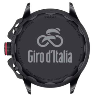 ΡΟΛΟΙ TISSOT  T1354173705101 Tissot T-Race Cycling Giro D'Iitalia 2022 Special Edition Black Leather Strap