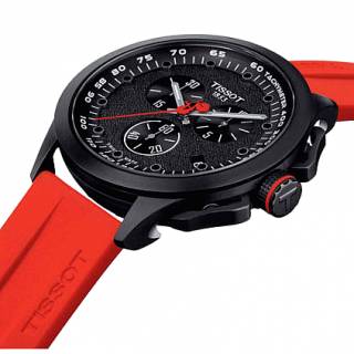 ΡΟΛΟΙ TISSOT  T1354173705104 TISSOT T-Sport T-Race Cycling LA VUELTA Chronograph Red Silicone Strap Gift Set