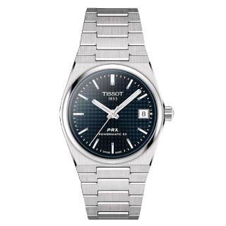 ΡΟΛΟΙ TISSOT  T1372071104100 TISSOT T-Classic PRX Powermatic 80 Automatic Silver Stainless Steel Bracelet