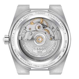 ΡΟΛΟΙ TISSOT  T1372071109101 TISSOT T-Classic PRX Powermatic 80 Automatic Silver Stainless Steel Bracelet