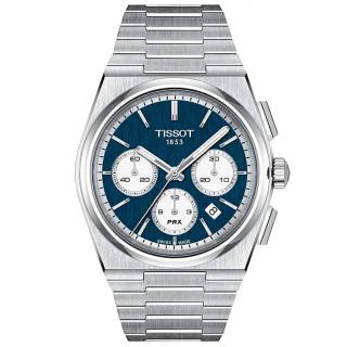 ΡΟΛΟΙ TISSOT  T1374271104100 TISSOT T-Classic PRX Automatic Chronograph Silver Stainless Steel Bracelet