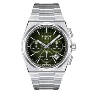 ΡΟΛΟΙ TISSOT  T1374271109100 TISSOT T-Classic PRX Automatic Chronograph Silver Stainless Steel Bracelet