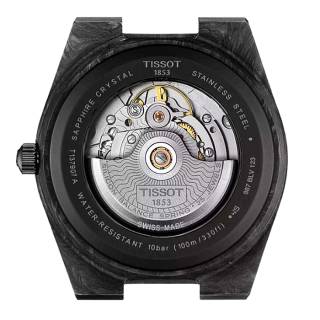 ΡΟΛΟΙ TISSOT  T1379079720100 TISSOT T-Classic PRX Powermatic 80 Automatic Black Rubber Strap