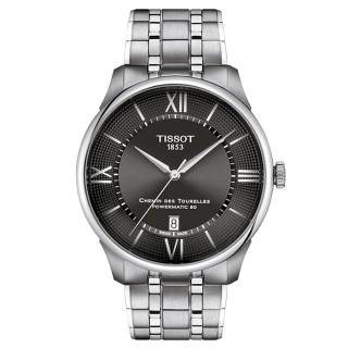 ΡΟΛΟΙ TISSOT  T1394071106800 TISSOT T-Classic Chemin Des Tourelles Powermatic 80 Silver Stainless Steel Bracelet