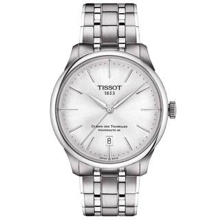 ΡΟΛΟΙ TISSOT  T1398071103100  TISSOT T-Classic Chemin Des Tourelles Automatic Silver Stainless Steel Bracelet