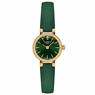 ΡΟΛΟΙ TISSOT T1400093609100 TISSOT  T-Lady Lovely Round Green Leather Strap