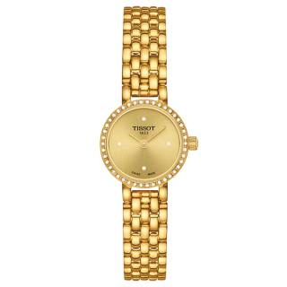 ΡΟΛΟΙ TISSOT  T1400096302600 TISSOT T-Lady Lovely Diamonds Gold Stainless Steel Bracelet