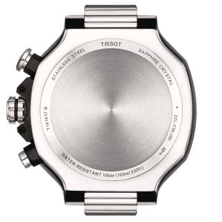 ΡΟΛΟΙ TISSOT  T1414171103100 TISSOT T-Sport T-Race Chronograph Silver Stainless Steel Bracelet