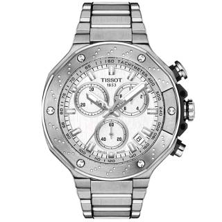 ΡΟΛΟΙ TISSOT  T1414171103100 TISSOT T-Sport T-Race Chronograph Silver Stainless Steel Bracelet