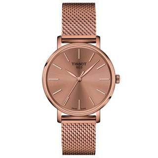 ΡΟΛΟΙ TISSOT T1432103333100 TISSOT T-Classic Everytime Rose Gold Stainless Steel Bracelet