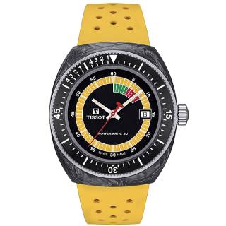 ΡΟΛΟΙ TISSOT  T1454079705700 TISSOT Sideral S Yellow Rubber Strap