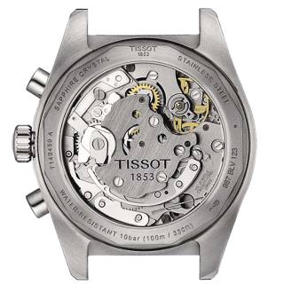 ΡΟΛΟΙ TISSOT  T1494592105100 TISSOT T-Sport PR516 Mechanical Chronograph Silver Stainless Steel Bracelet