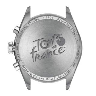 ΡΟΛΟΙ TISSOT  T1504171105100 TISSOT PR100 Tour de France Chronograph Silver Stainless Steel Bracelet Special Edition Gift Set