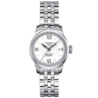 ΡΟΛΟΙ TISSOT  T41118316 TISSOT T-Classic Le Locle Diamonds Automatic Grey Stainless Steel Bracelet