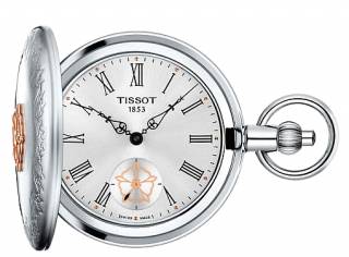 ΡΟΛΟΙ TISSOT T8654059903800 TISSOT T-Pocket Double Savonnette Mechanical Pocket Watch