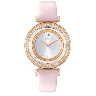 ΡΟΛΟΙ TED BAKER TE50521001 TED BAKER Brooke Crystals Pink Leather Strap