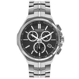 ΡΟΛΟΙ QUANTUM  TTG912.350 QUANTUM Chronograph Silver Titanium Bracelet