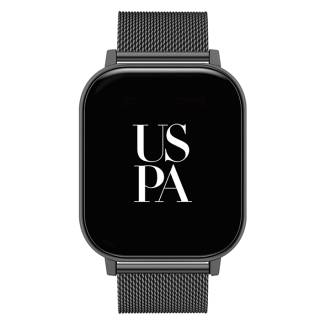 ΡΟΛΟΙ U.S. POLO USP3166BK U.S. POLO SMART WATCH Black Stainless Steel Bracelet