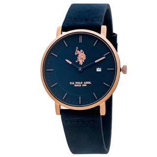 ΡΟΛΟΙ U.S. POLO  USP4693BL U.S. POLO Balthazar Blue Leather Strap