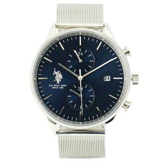 ΡΟΛΟΙ U.S. POLO USP4912BL U.S.Polo Aaron Chronograph Stainless Steel Bracelet