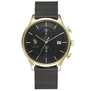 ΡΟΛΟΙ U.S. POLO USP4915YG U.S.Polo Aaron Chronograph Black Stainless Steel Bracelet