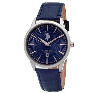 ΡΟΛΟΙ U.S. POLO USP4920BL U.S.POLO Carter Blue Leather Strap