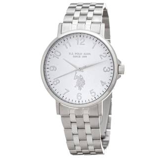 ΡΟΛΟΙ U.S. POLO USP4953WH U.S.POLO Paxton Silver Stainless Steel Bracelet