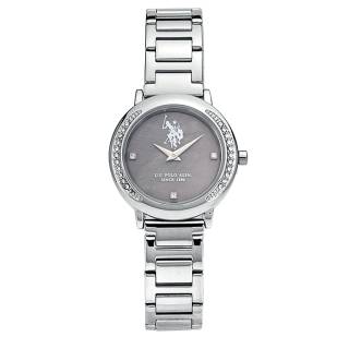 ΡΟΛΟΙ U.S. POLO USP5619GY  U.S. POLO Rachel Crystals Silver Stainless Steel Bracelet