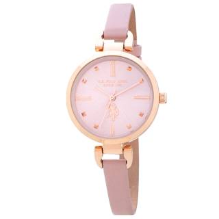 ΡΟΛΟΙ U.S. POLO USP5733PK U.S. POLO Dorothy Pink Leather Strap