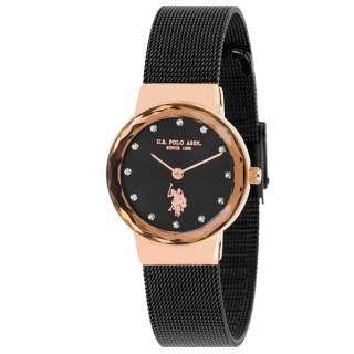 ΡΟΛΟΙ U.S. POLO USP5872BK U.S.POLO Angelique Crystals Black Stainless Steel Bracelet