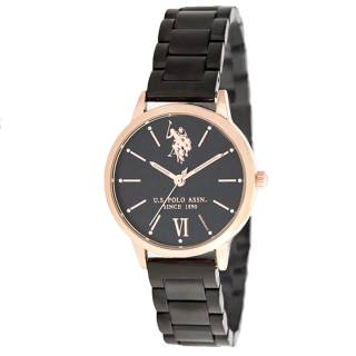 ΡΟΛΟΙ U.S. POLO USP5895BK U.S.POLO Evelyn Black Stainless Steel Bracelet