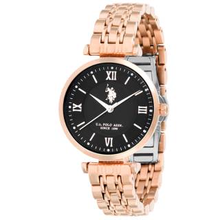 ΡΟΛΟΙ U.S. POLO  USP5959BK U.S.POLO Paxton Rose Gold Stainless Steel Bracelet