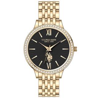 ΡΟΛΟΙ U.S. POLO  USP5972BK U.S.POLO Faith Crystals Gold Stainless Steel Bracelet