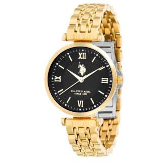 ΡΟΛΟΙ U.S. POLO  USP5997BK U.S.POLO Harper Gold Stainless Steel Bracelet