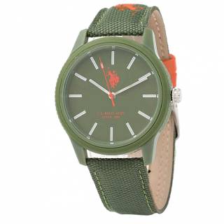 ΡΟΛΟΙ U.S. POLO  USP7078OR U.S.POLO Simon Green Synthetic Strap