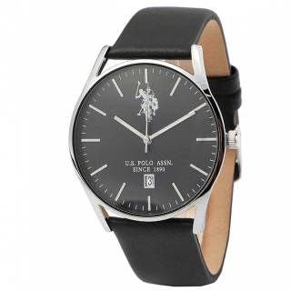 ΡΟΛΟΙ U.S. POLO  USP7085ST U.S.POLO Colin Black Leather Strap